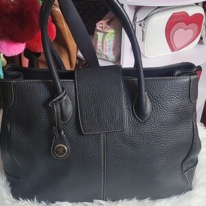 Dooney Satchel Pebble Grain Bag